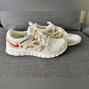 Nike FreeRun2 - White/Gold/Orange
